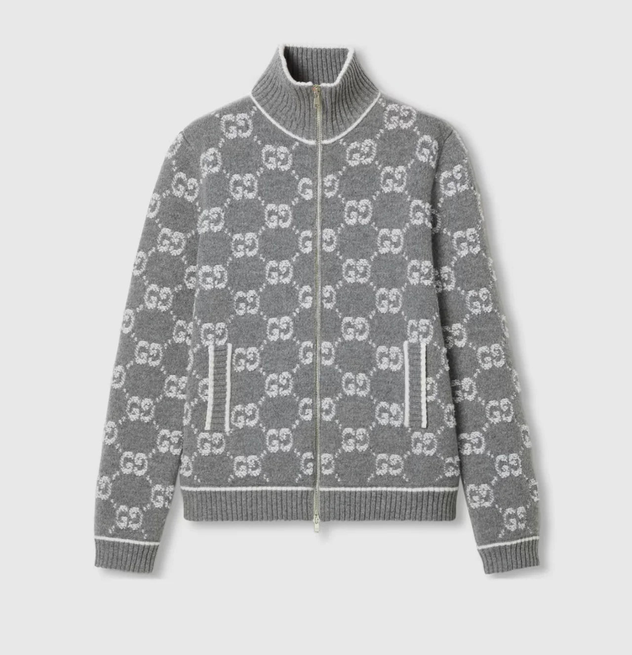 “GG” Cardigan Zipper