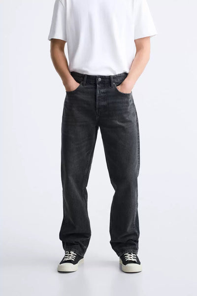 Jeans mit langem Bein