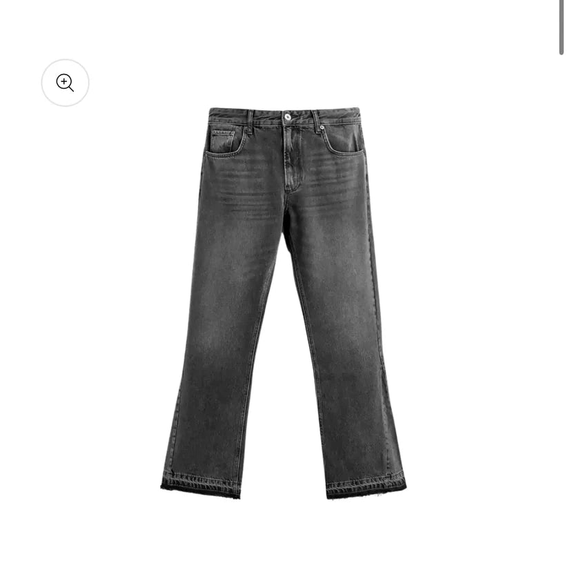 "Veloure" Flared Denim