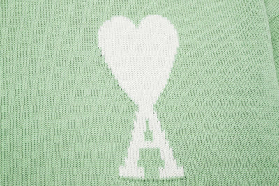 "HEART" - SWEATER MINT (UNISEX)