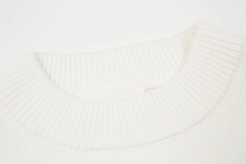 "HEART" - SWEATER WHITE (UNISEX)